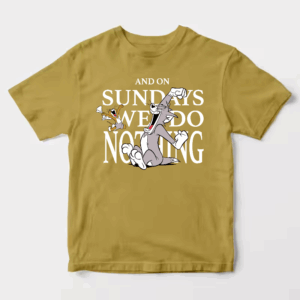 Tom and Jerry Lazy Sunday Chill Unisex T-Shirt