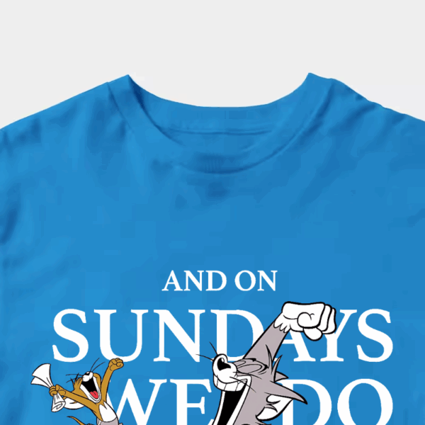Tom and Jerry Lazy Sunday Chill Unisex T-Shirt
