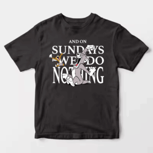 Tom and Jerry Lazy Sunday Chill Unisex T-Shirt