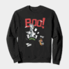 Tom Jerry Spooky Chase Halloween Crewneck Sweatshirt