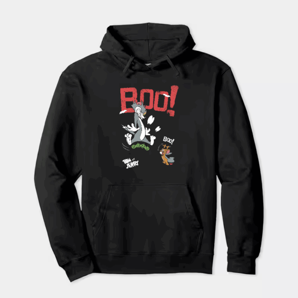 Tom Jerry Spooky Chase Halloween Hoodie