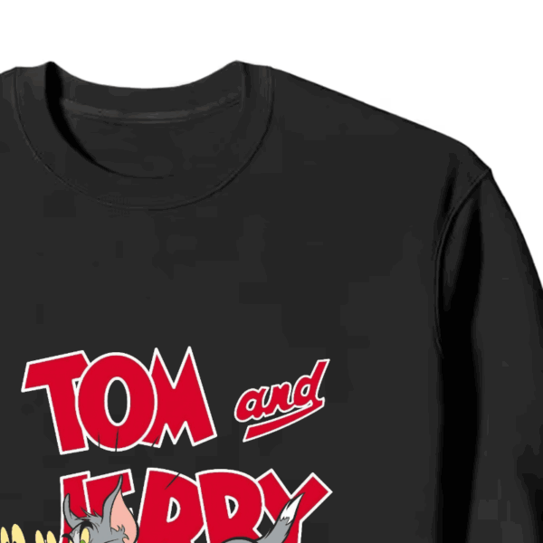 Tom Shocked Face Classic Tom and Jerry Crewneck Sweatshirt