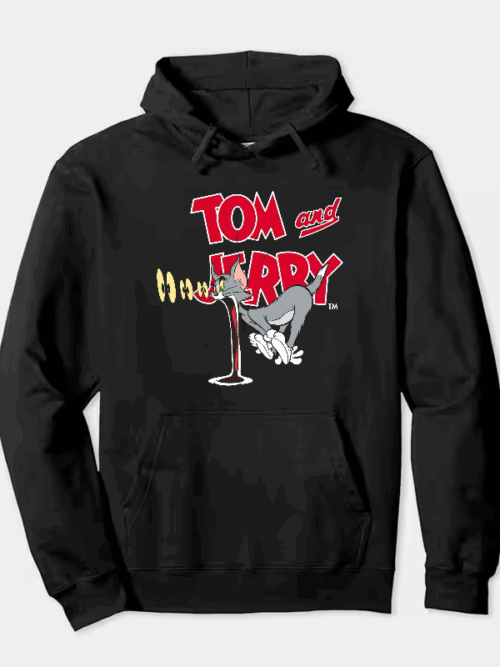 Tom Shocked Face Classic Tom and Jerry Hoodie