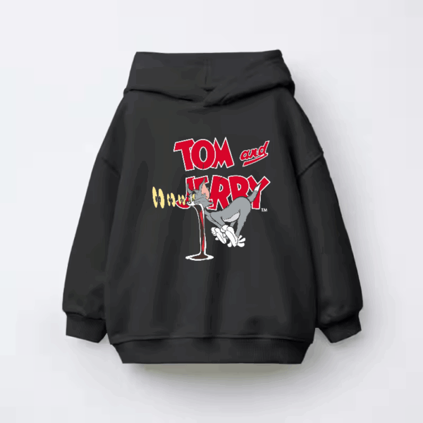 Tom Shocked Face Classic Tom and Jerry Kids Hoodie