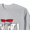 Tom Vs Jerry Slurpy Milk Battle Retro Crewneck Sweatshirt