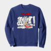 Tom Vs Jerry Slurpy Milk Battle Retro Crewneck Sweatshirt