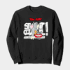 Tom Vs Jerry Slurpy Milk Battle Retro Crewneck Sweatshirt