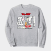 Tom Vs Jerry Slurpy Milk Battle Retro Crewneck Sweatshirt