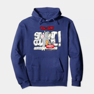 Tom Vs Jerry Slurpy Milk Battle Retro Hoodie
