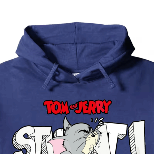 Tom Vs Jerry Slurpy Milk Battle Retro Hoodie