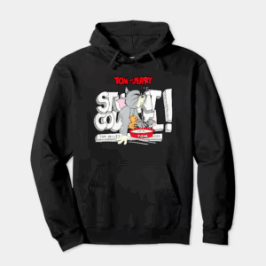 Tom Vs Jerry Slurpy Milk Battle Retro Hoodie