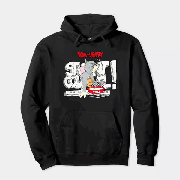 Tom Vs Jerry Slurpy Milk Battle Retro Hoodie