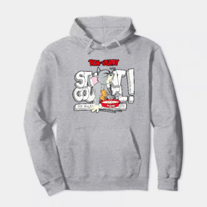 Tom Vs Jerry Slurpy Milk Battle Retro Hoodie