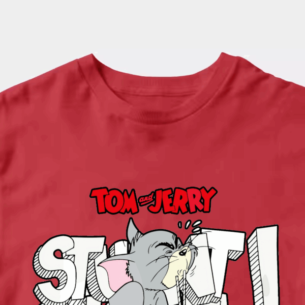 Tom Vs Jerry Slurpy Milk Battle Retro Unisex T-Shirt