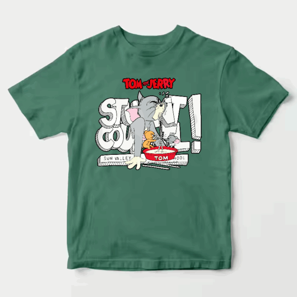 Tom Vs Jerry Slurpy Milk Battle Retro Unisex T-Shirt Tom Vs Jerry Slurpy Milk Battle Retro Unisex T-Shirt