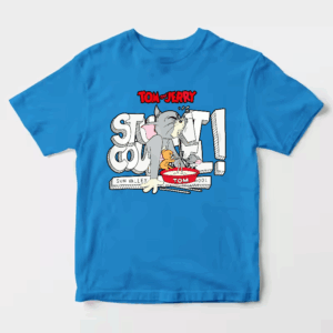 Tom Vs Jerry Slurpy Milk Battle Retro Unisex T-Shirt