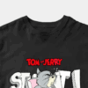 Tom Vs Jerry Slurpy Milk Battle Retro Unisex T-Shirt