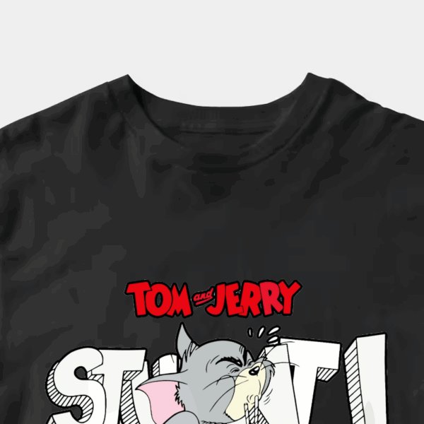 Tom Vs Jerry Slurpy Milk Battle Retro Unisex T-Shirt