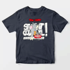 Tom Vs Jerry Slurpy Milk Battle Retro Unisex T-Shirt