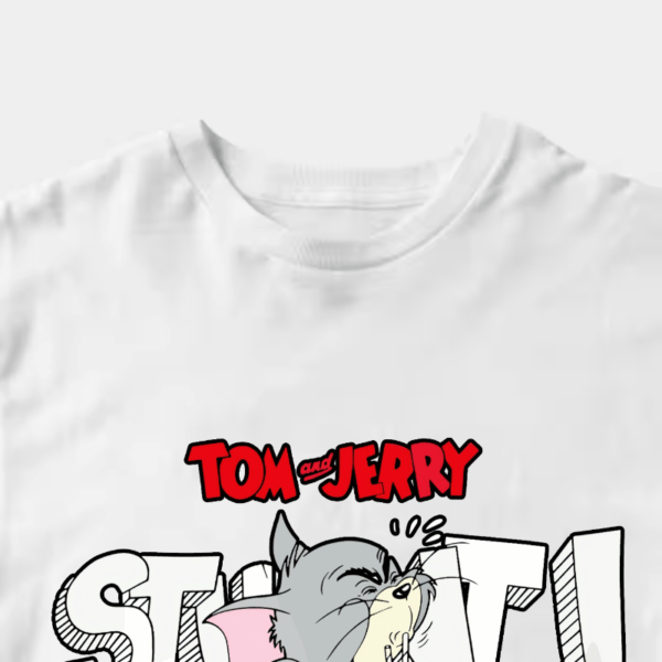 Tom Vs Jerry Slurpy Milk Battle Retro Unisex T-Shirt