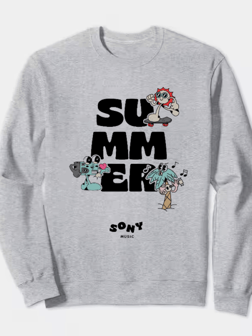 Tropical Summer Sunshine Crewneck Sweatshirt