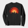 Twilight Pines Sunset Crewneck Sweatshirt