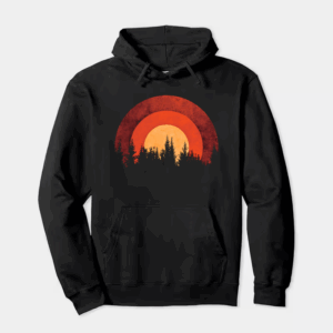 Twilight Pines Sunset Hoodie