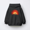 Twilight Pines Sunset Kids Hoodie