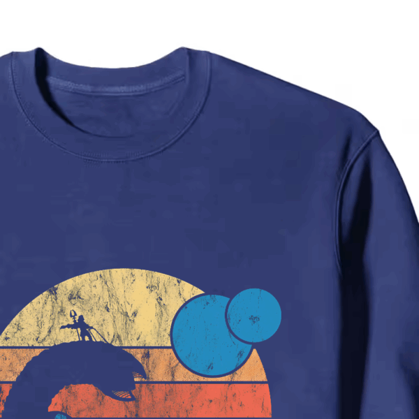 Visit Arrakis Vintage Distressed Sci Fi Desert Crewneck Sweatshirt