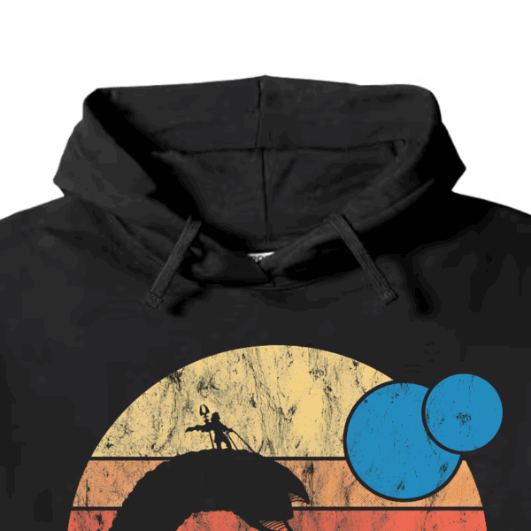 Visit Arrakis Vintage Distressed Sci Fi Desert Hoodie