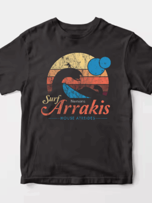 Visit Arrakis Vintage Distressed Sci Fi Desert Unisex T-Shirt