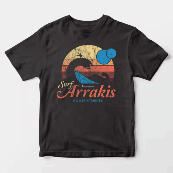 Visit Arrakis Vintage Distressed Sci Fi Desert Unisex T-Shirt