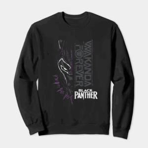 Wakanda Forever Tribute to the Black Panther Spirit Crewneck Sweatshirt