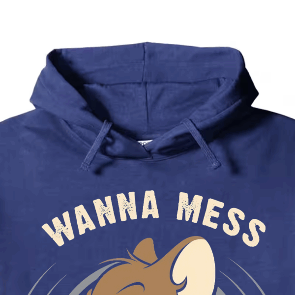 Wanna Mess With Me Angry Jerry Cartoon Hoodie