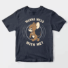 Wanna Mess With Me Angry Jerry Cartoon Unisex T-Shirt