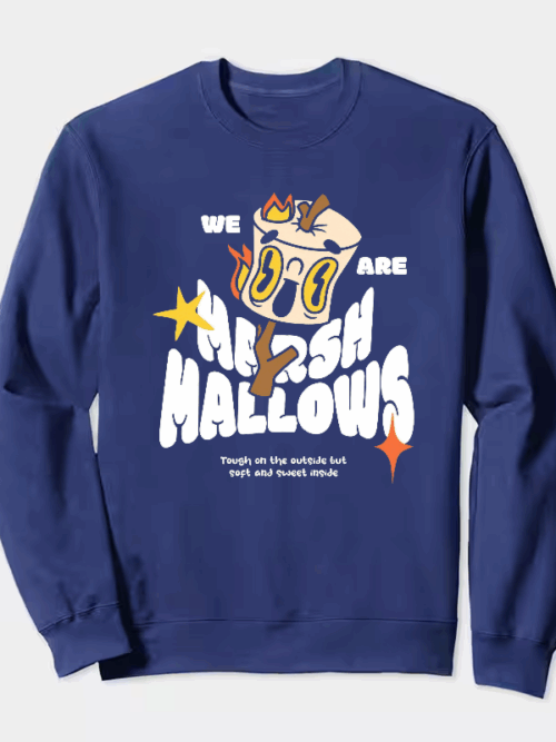 We Are Marshmallows Soft Sweet and United Crewneck Sweatshirt