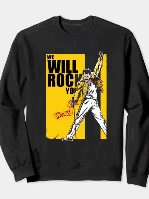 We Will Rock You Crewneck Sweatshirt