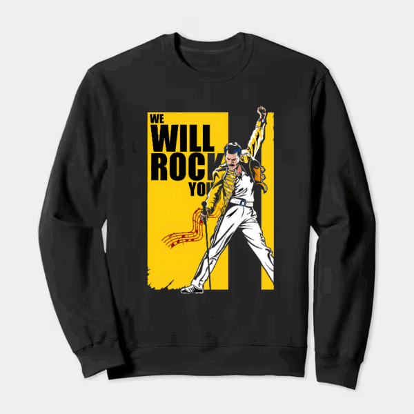 We Will Rock You Crewneck Sweatshirt