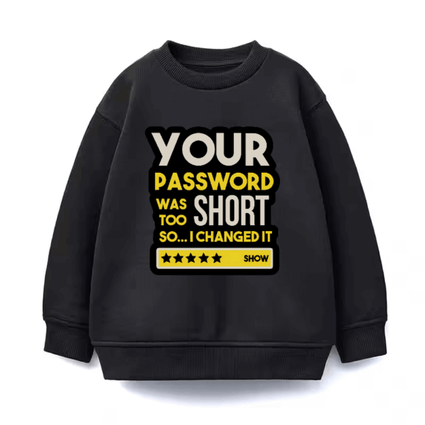 Weak Password Detected Hacker Mode On Crewneck Sweatshirt