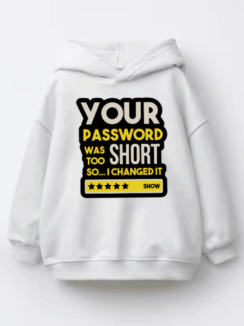 Weak Password Detected Hacker Mode On Kids Hoodie