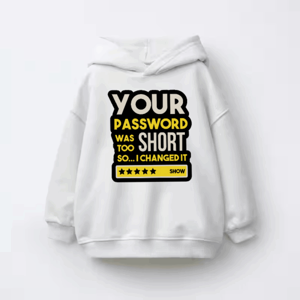 Weak Password Detected Hacker Mode On Kids Hoodie