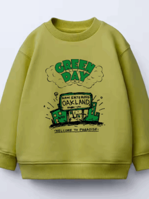 Welcome to Paradise Oakland Green Day Grunge Crewneck Sweatshirt