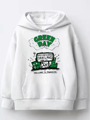 Welcome to Paradise Oakland Green Day Grunge Hoodie