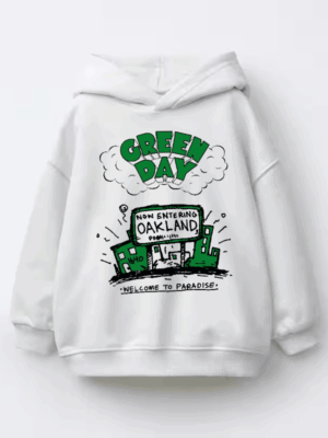 Welcome to Paradise Oakland Green Day Grunge Kids Hoodie