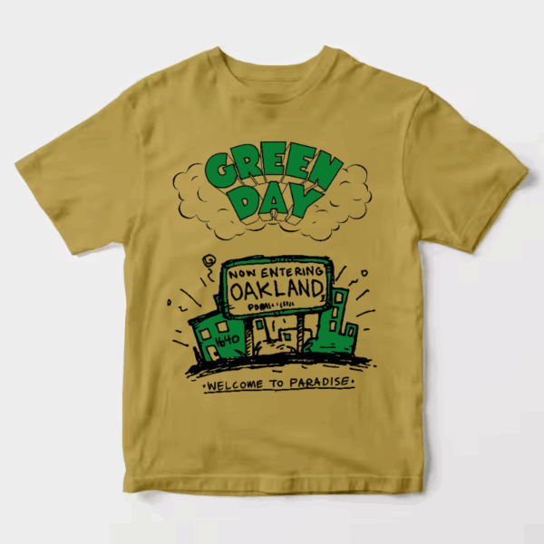 Welcome to Paradise Oakland Green Day Grunge Unisex T-Shirt