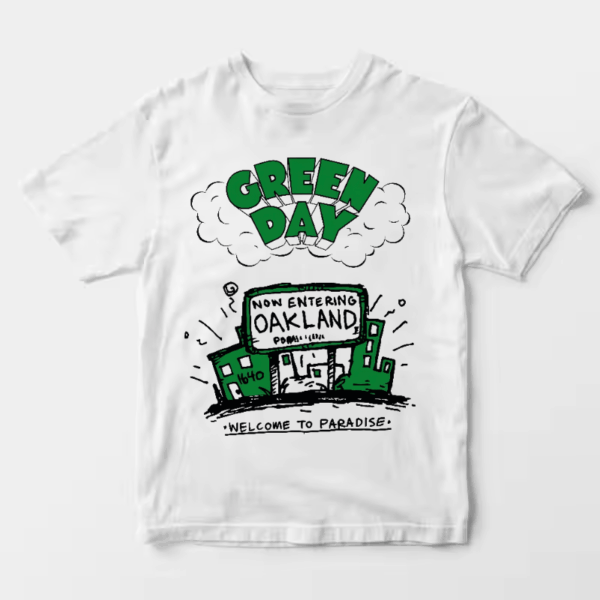 Welcome to Paradise Oakland Green Day Grunge Unisex T-Shirt