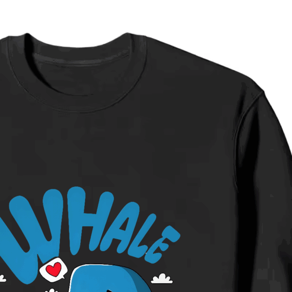 Whale You Be Mine Ocean Love Crewneck Sweatshirt