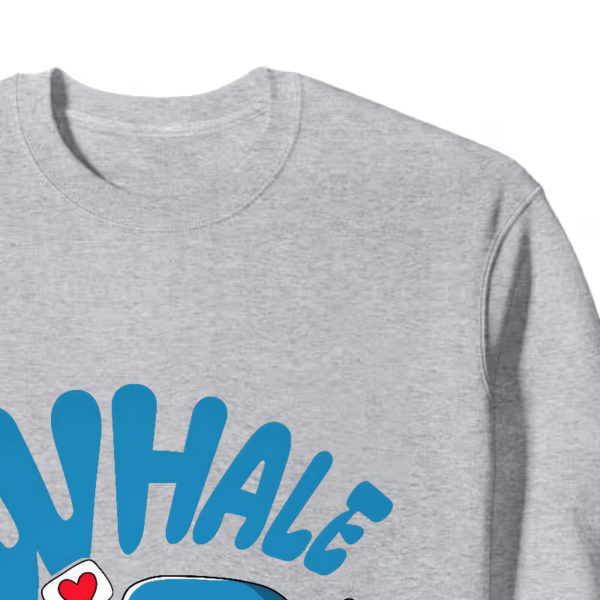 Whale You Be Mine Ocean Love Crewneck Sweatshirt