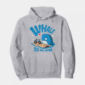 Whale You Be Mine Ocean Love Hoodie