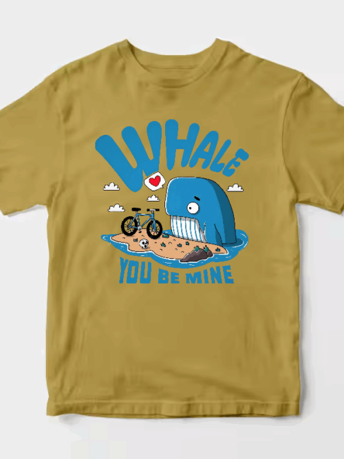 Whale You Be Mine Ocean Love Unisex T-Shirt